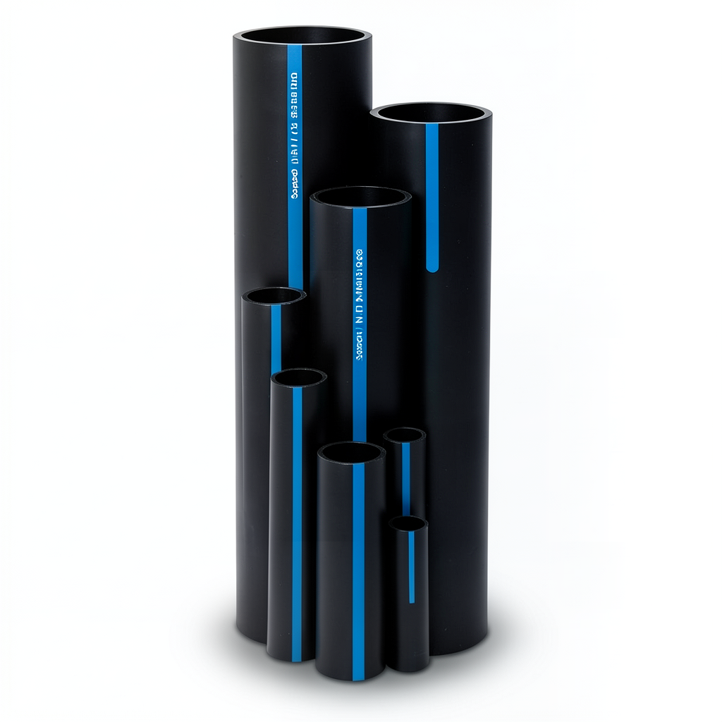 مواسير HDPE سابكو DR 17 ضغط 8.6 بار مقاس 315 مم سمك 18.5 مم لون اسود | سابكو