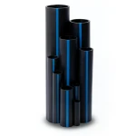 Sappco HDPE Pipe DR 17 PN 8.6 Bar Size 630 mm Thickness 37.1 mm Black | SAPPCO