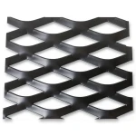Hot Rolled Black Steel Expanded Metal Mesh Thickness 3 mm Width 1.22 m Length 1 m