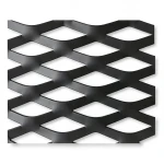 Hot Rolled Black Steel Expanded Metal Mesh Thickness 3.8 mm Width 1.22 m Length 4 m