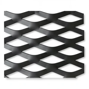 Hot Rolled Black Steel Expanded Metal Mesh Thickness 3.8 mm Width 1.22 m Length 4 m