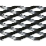 Hot Rolled Black Steel Expanded Metal Mesh Thickness 3 mm Width 1.22 m Length 2 m