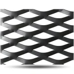 Hot Rolled Black Steel Expanded Metal Mesh Thickness 3 mm Width 1.22 m Length 3 m