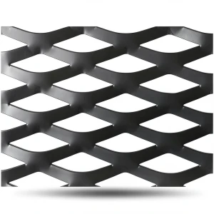 Hot Rolled Black Steel Expanded Metal Mesh Thickness 3 mm Width 1.22 m Length 3 m