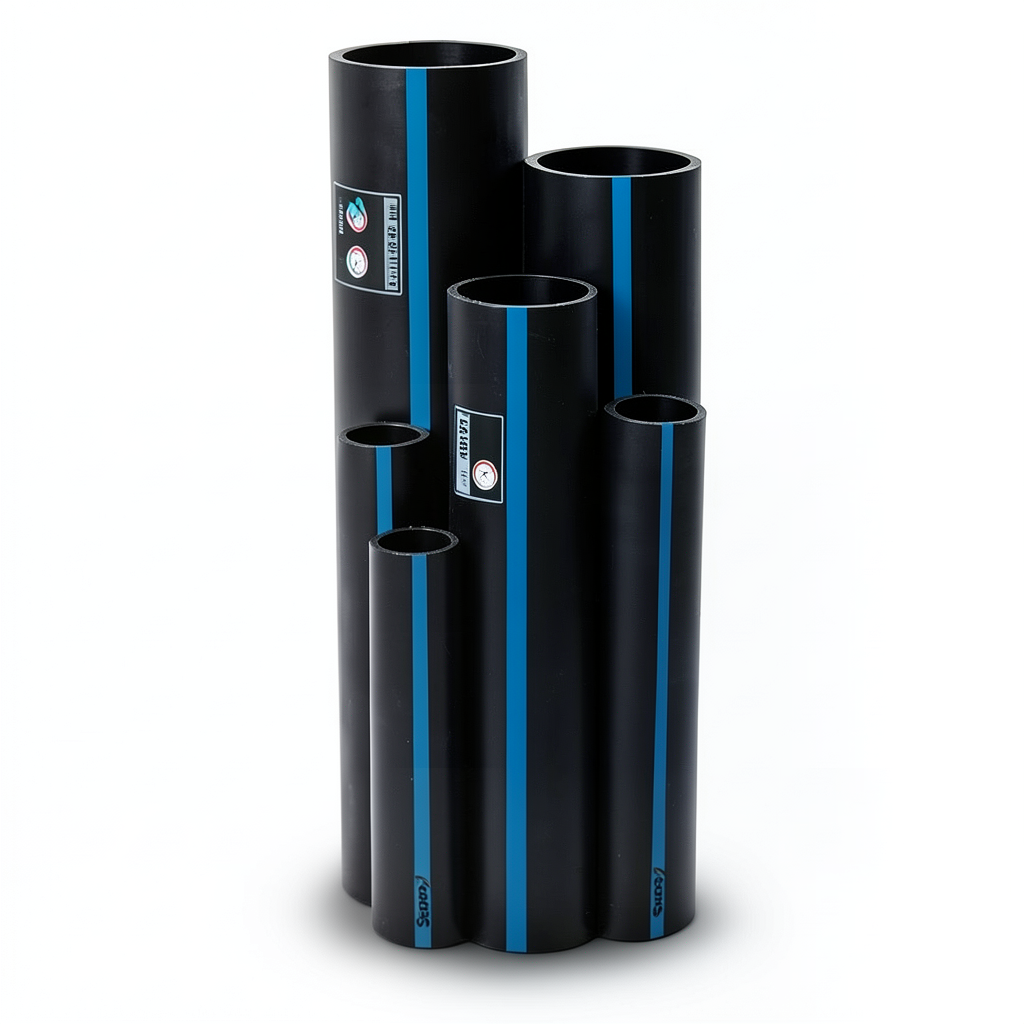 أنابيب HDPE سابكو DR 11 ضغط 13.79 بار مقاس 280 مم سماكة 25.5 مم لون أسود | سابكو