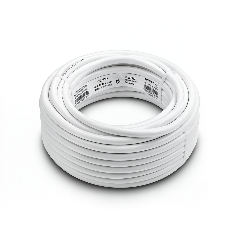 Stranded Wire CU/PVC 1.5mm Conductor, 450/750V, White Color | Jeddah Cables Company