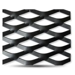 Hot Rolled Black Steel Expanded Metal Mesh Thickness 3 mm Width 1.22 m Length 6 m