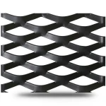 Hot Rolled Black Steel Expanded Metal Mesh Thickness 3.8 mm Width 1.22 m Length 1 m