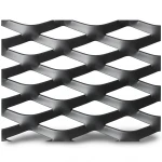 Hot Rolled (Black) Steel Expanded Metal Mesh Thickness 3.8 mm Width 1.22 m Length 3 m