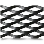 Hot Rolled Black Steel Expanded Metal Mesh Thickness 3.8 mm Width 1.22 m Length 4 m