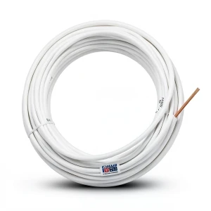 Stranded Electric Wire CU/PVC 25mm2, 450/750V, White | Jeddah Cables Company