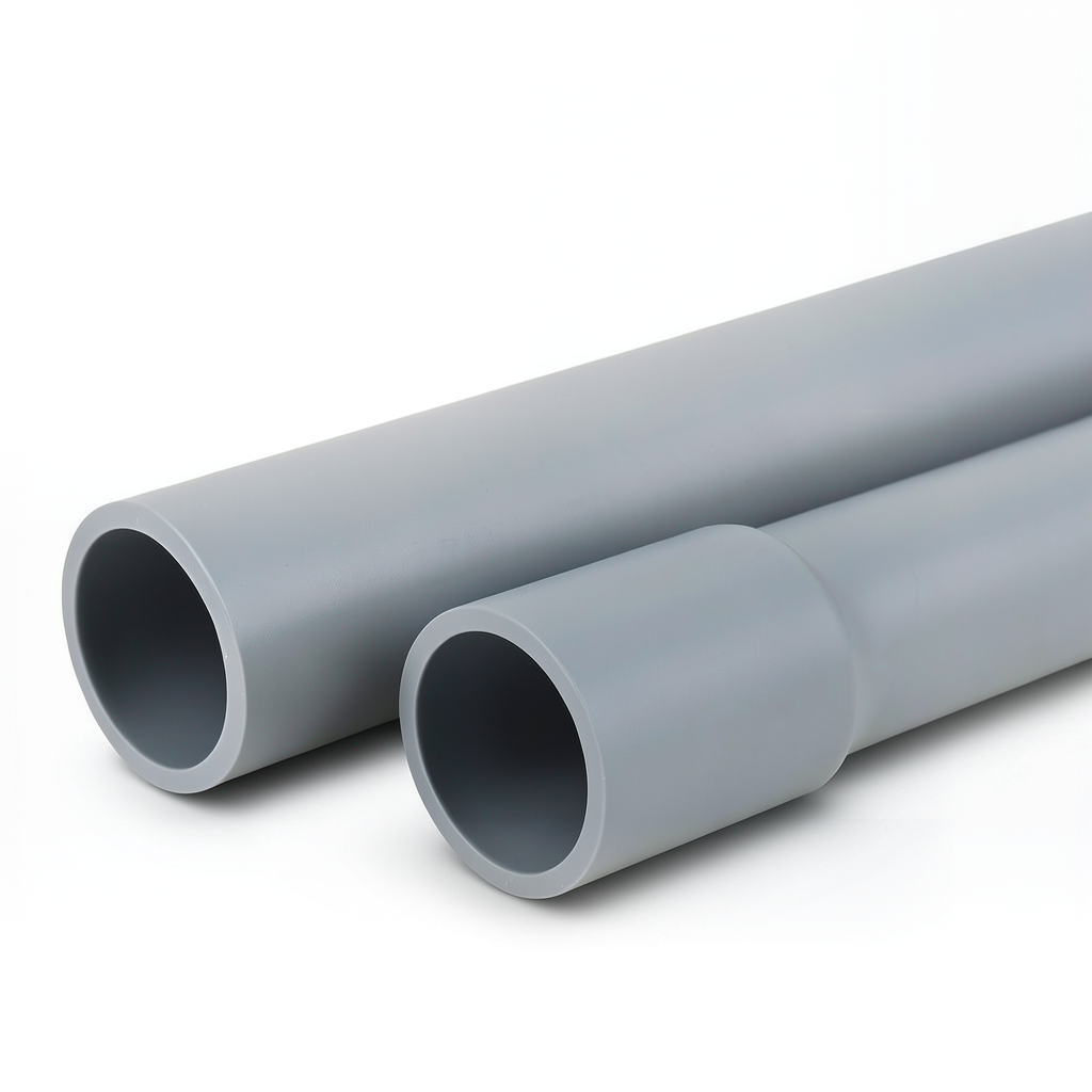UPVC Pipes EPC 40 Size 2 1/2 inch Thickness 5.16 mm Gray