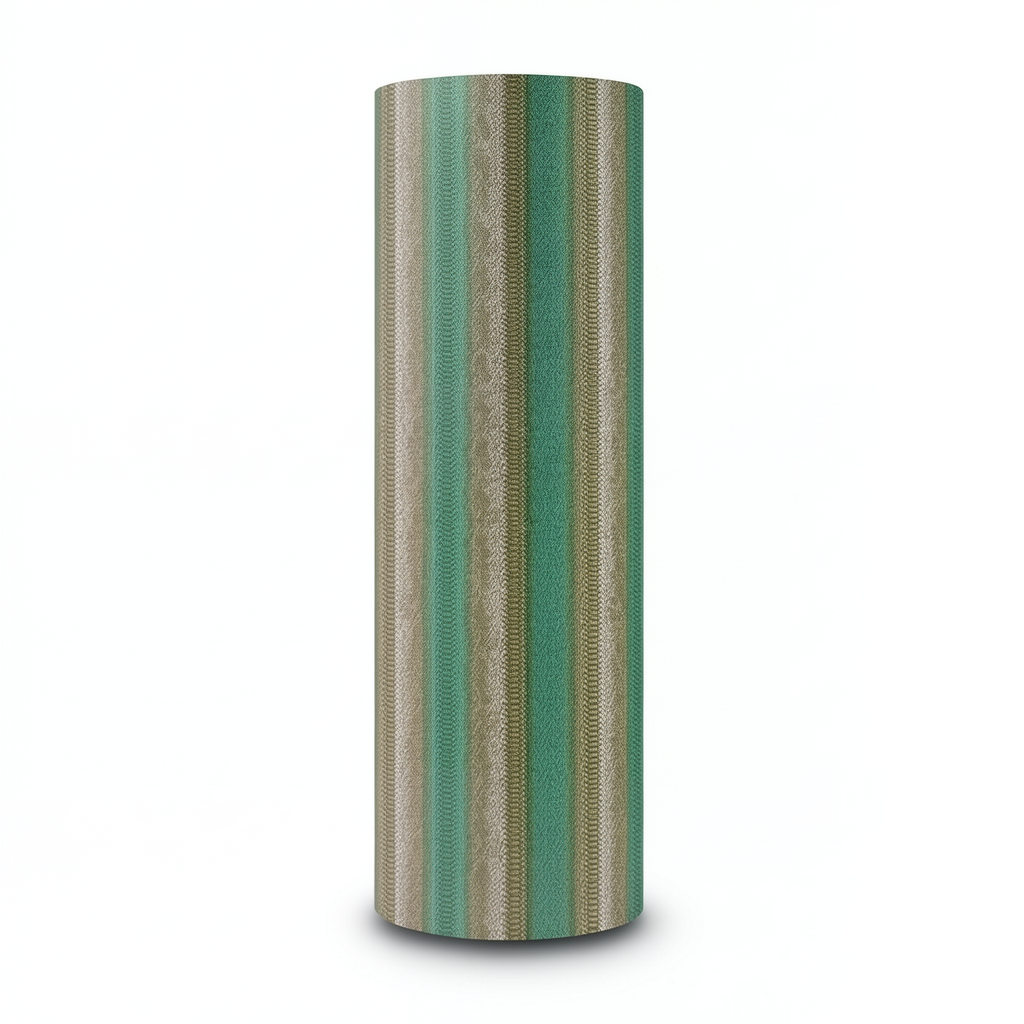 Italian Wallpaper Striped Design Green Color, Size 10m x 0.70m, Model RC18090