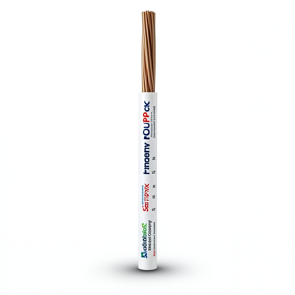 سلك مجدول CU/PVC مساحة مقطع 50 sq mm، 450/750 فولت، لون أبيض | شركة كابلات جدة