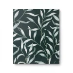 Dutch Leaf Patterned Wall Covering 10 m x 0.53 m Dark Green, Model 221321