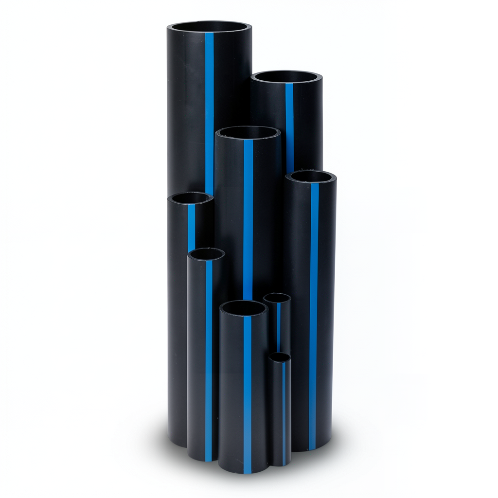 Sappco HDPE Pipe PE 100 Size OD 125 mm Thickness 4.8 mm Black | SAPPCO