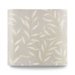 Leaf Patterned Wallpaper 10 m x 0.53 m Beige, Model 221322