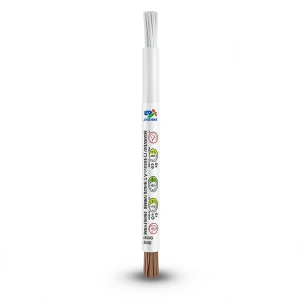 Stranded Wire CU/PVC 150 sq mm Conductor, 450/750 Volts, White Color | Jeddah Cables Company