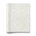 Italian Wallpaper Pale Beige Color Classic Design, Size 10m x 0.70m