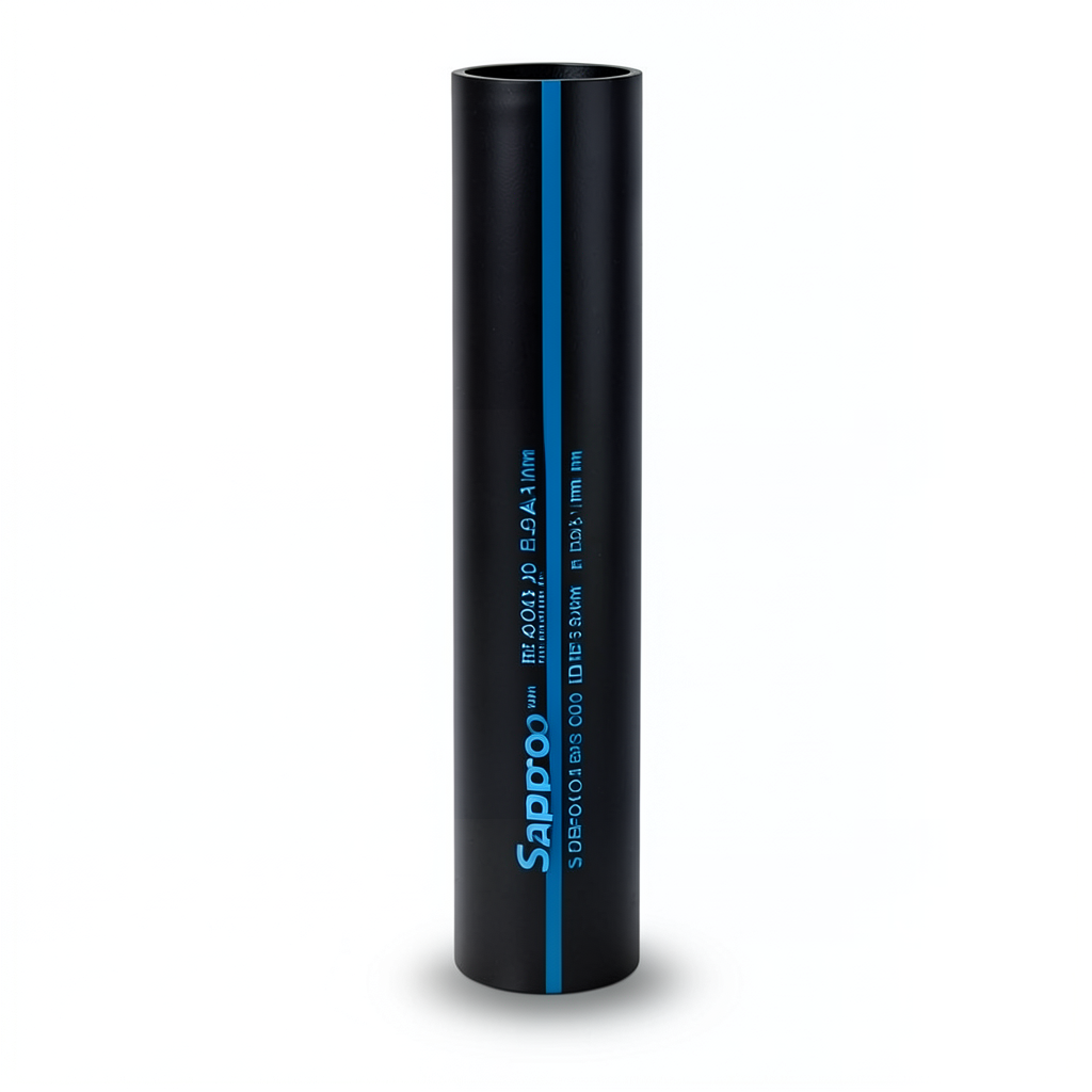 Sappco HDPE Pipe PE 100 Size OD 400 mm Thickness 15.3 mm Black | SAPPCO