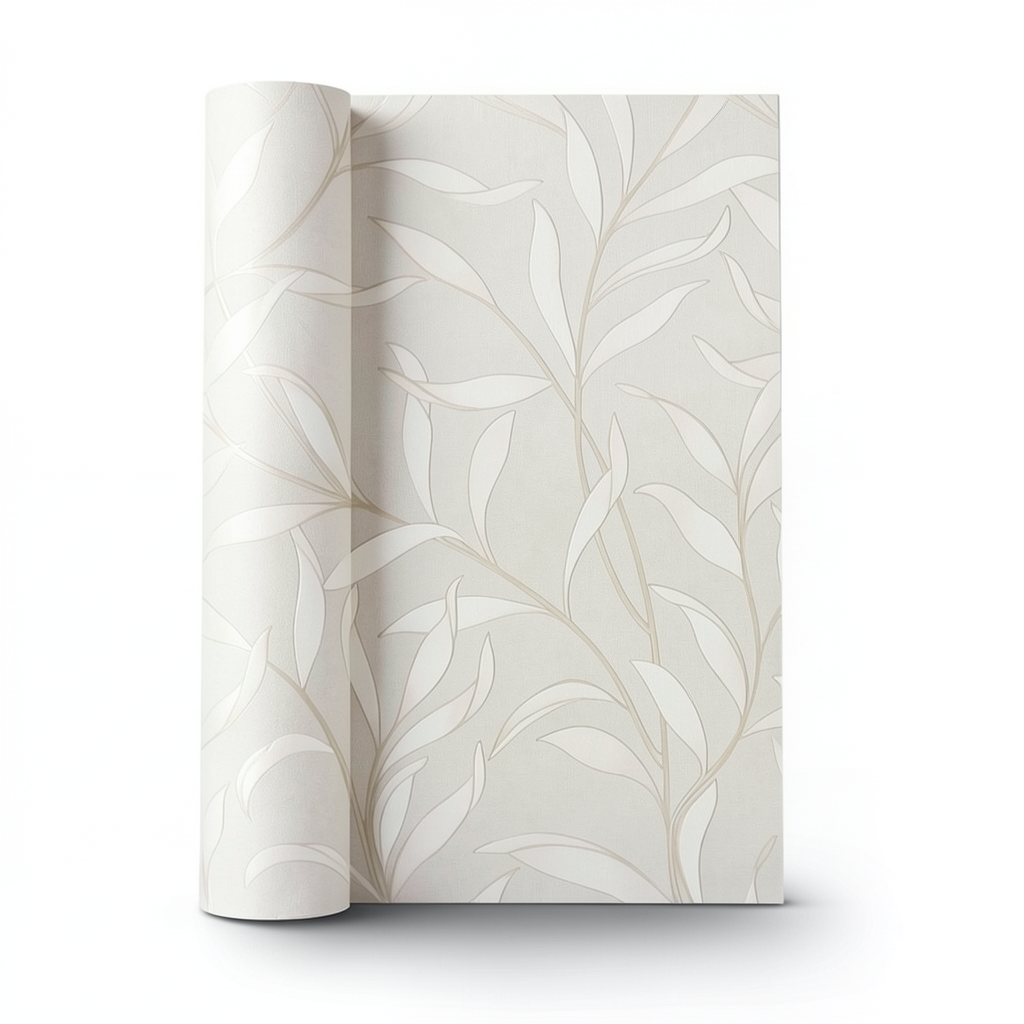ورق حائط هولندي مشجر مقاس 10 م × 0.53 م لون بيج شاحب موديل 221325