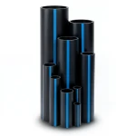 Sappco HDPE Pipe PE 100 Size (OD) 200 mm Thickness 9.6 mm Black | SAPPCO