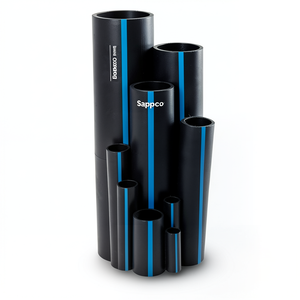 أنابيب HDPE سابكو PE 100 قطر خارجي 400 مم سماكة 19.1 مم لون أسود | سابكو