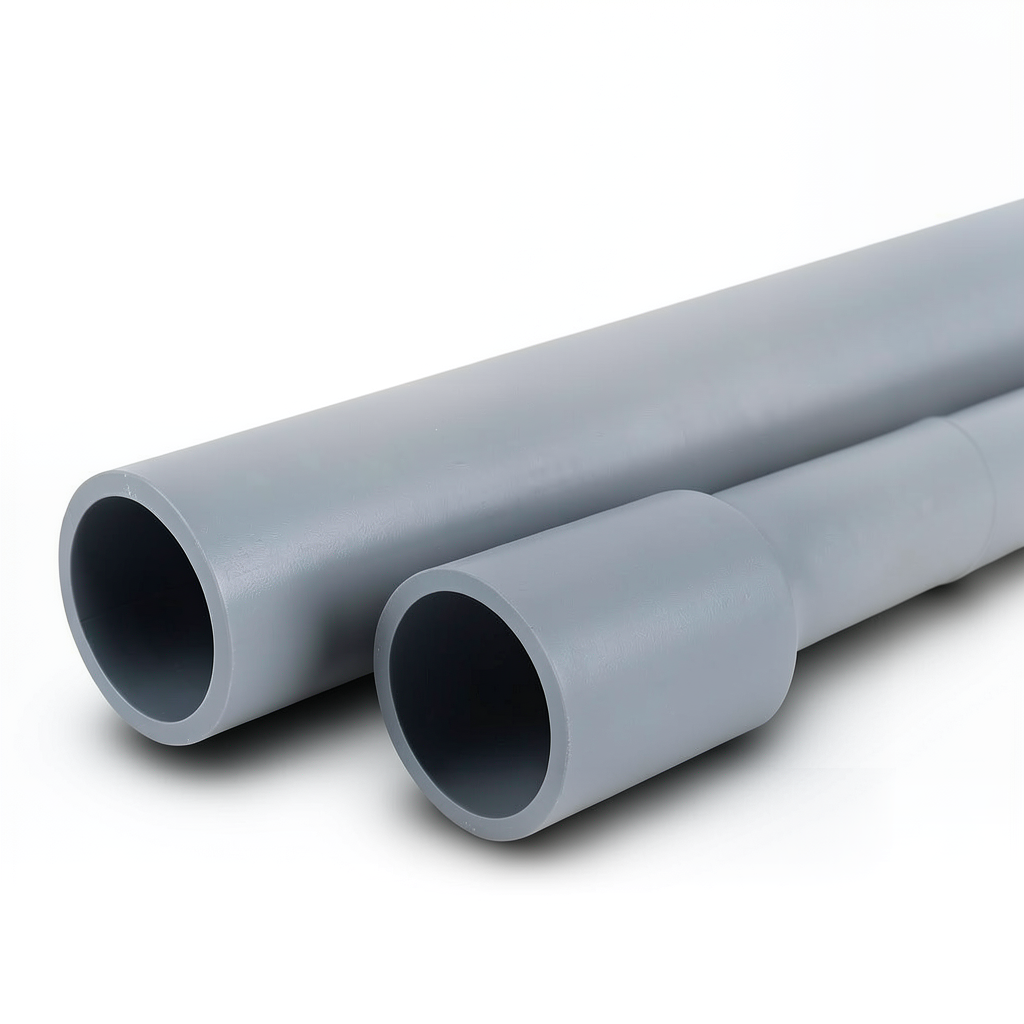 UPVC Pipes EPC 80 Size 1 1/4 inch Thickness 4.85 mm Gray