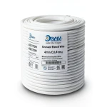 Stranded Electric Wire CU/PVC 4mm2, 450/750V, White | Jeddah Cables Company