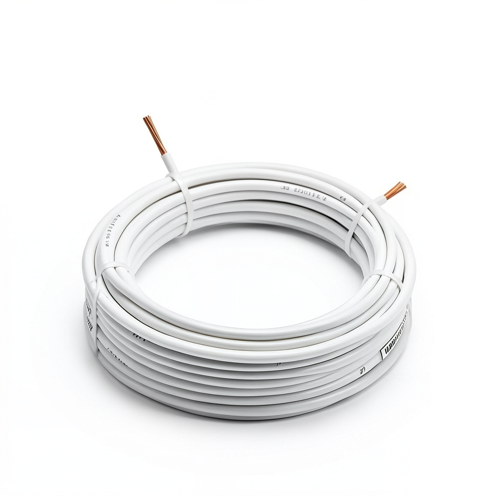 Stranded Electrical Wire CU/PVC 6mm, 450/750V, White | Jeddah Cables Company