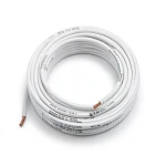 Stranded Wire CU/PVC 10 sq mm, 450/750 Volts, White Color | Jeddah Cables Company