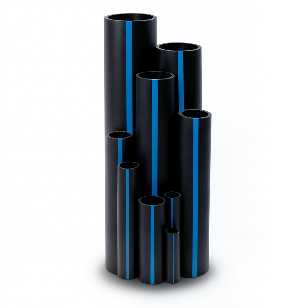 مواسير HDPE PE 100 قطر خارجي 315 مم سمك 12.1 مم لون أسود | سابكو