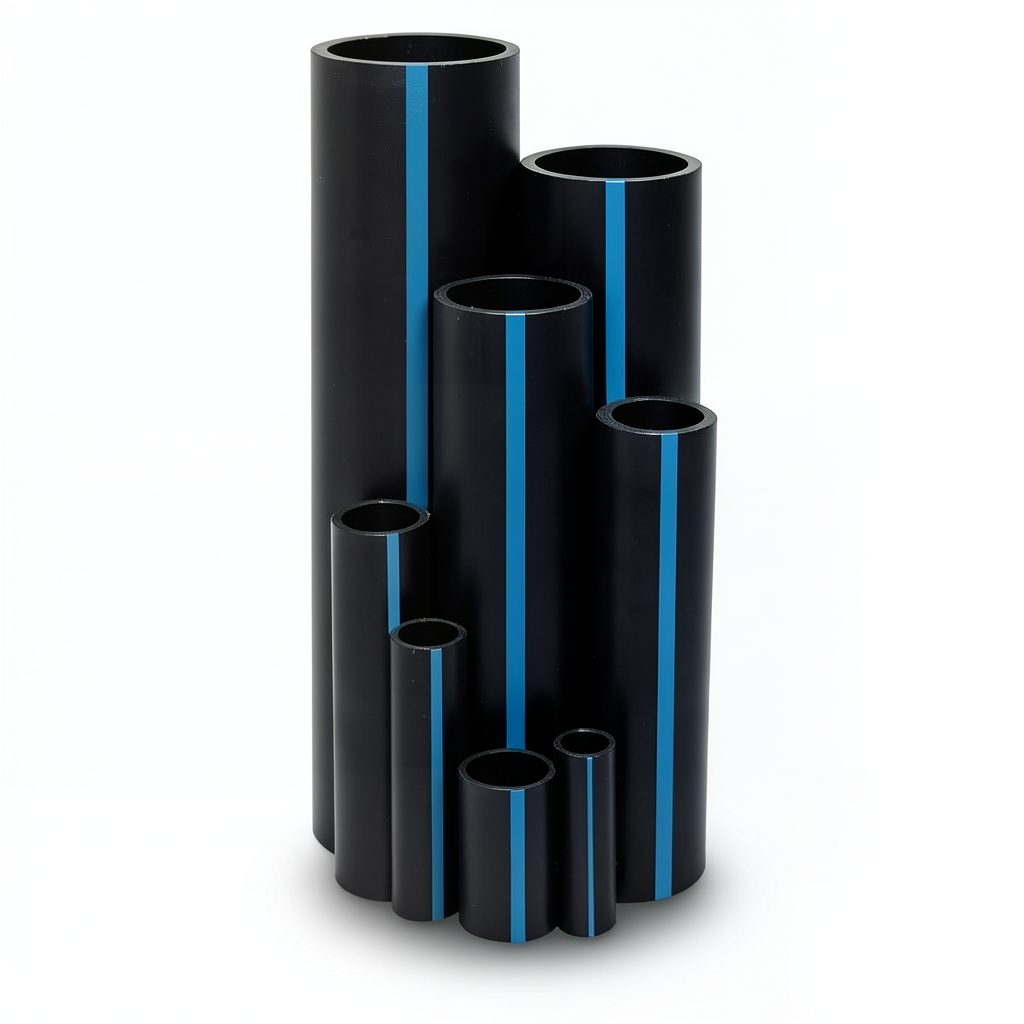 مواسير HDPE سابكو PE 100 قطر خارجي 160 مم سمك 6.2 مم لون اسود | سابكو
