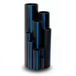 Sappco HDPE Pipe PE 100 Size 250 mm OD Thickness 9.6 mm Black | SAPPCO