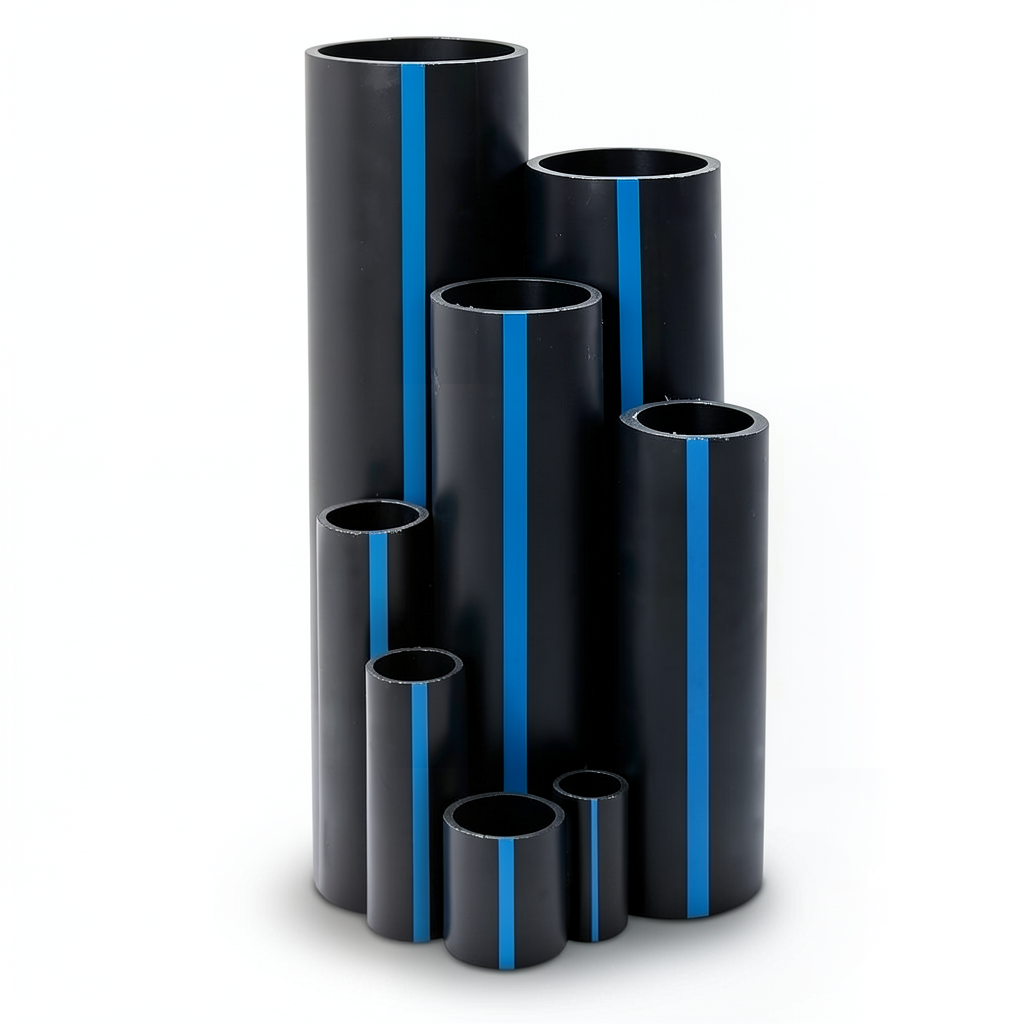 Sappco HDPE Pipe PE 100 Size OD 250 mm Thickness 11.9 mm Black | SAPPCO