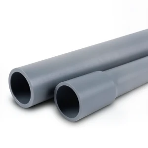 مواسير UPVC EPC 80 مقاس 4 إنش سمك 8.56 مم لون رمادي
