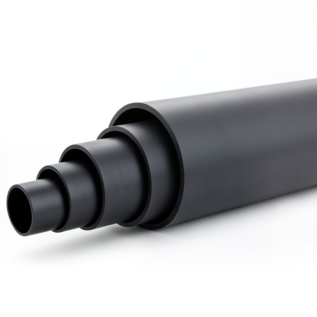 HDPE Polyethylene Pipe PN 12.5 Bar PE 100, 315 mm SDR 11 Black