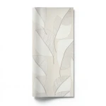 Italian Wallpaper Leaf-Patterned Design 10m x 0.53m, Light Beige