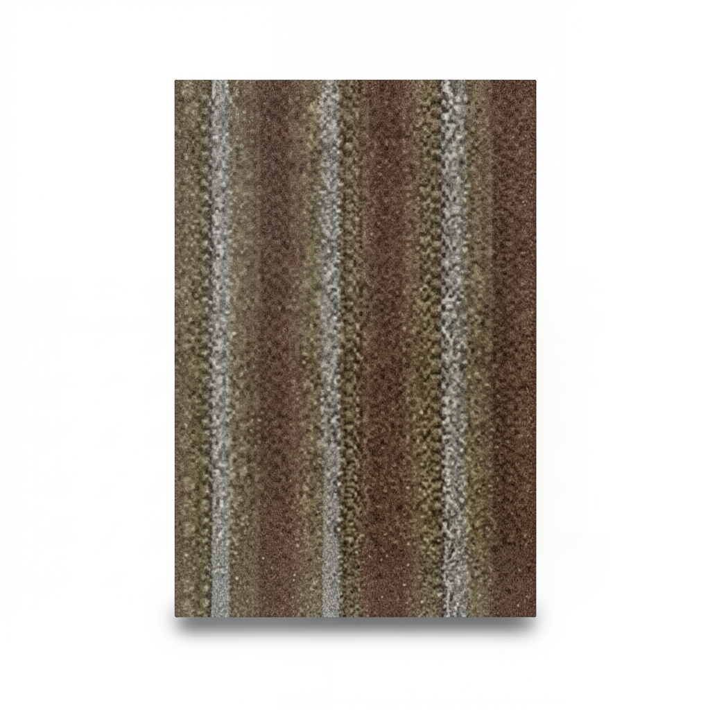 Italian Wallpaper Brown Color Striped Design, Size 10mx0.70m, Model RC18091
