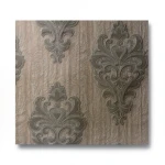 ورق حائط ايطالي تصميم كلاسيك 10 م×1.06م بيج غامق، موديل 44401