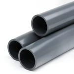 انابيب بلاستيك UPVC كلاس 6 مقاس 1 1/2 إنش سمك 4.3 ملم لون رمادي غامق
