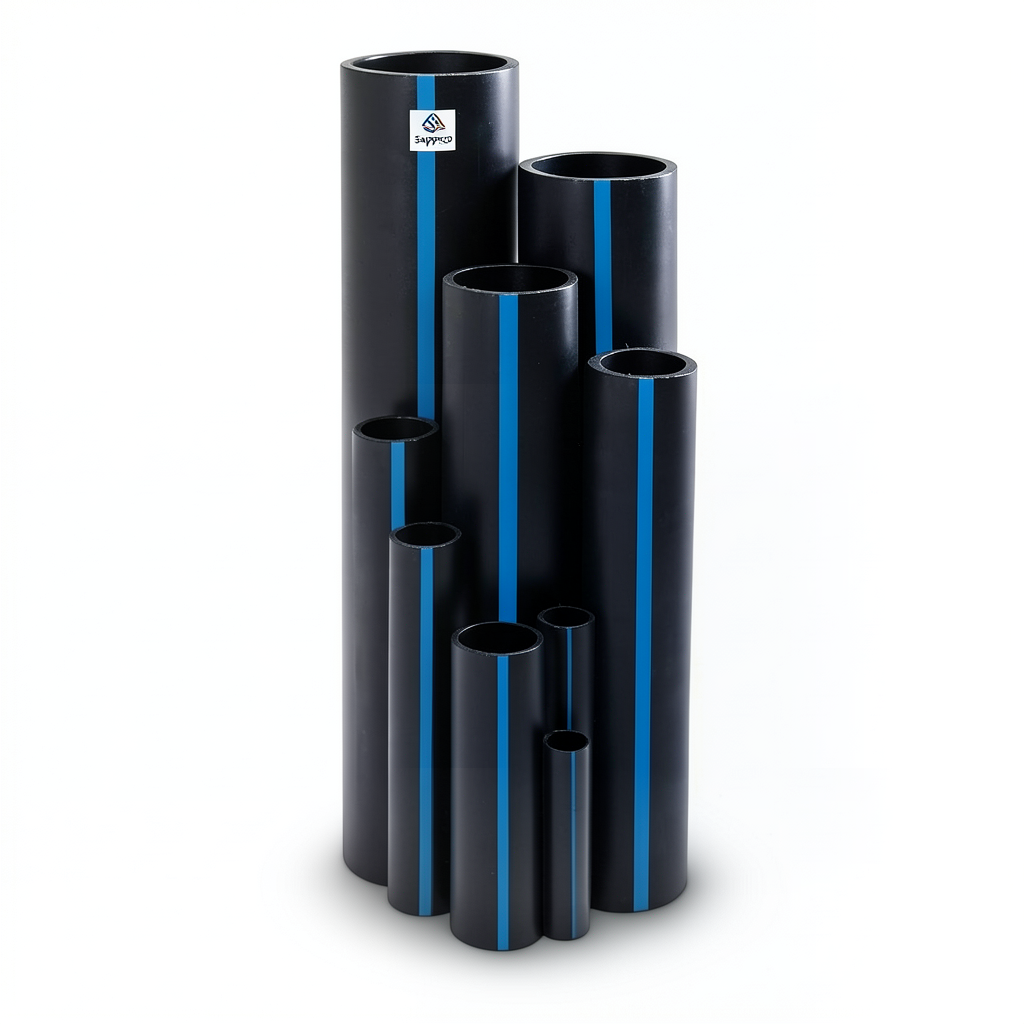 Sappco HDPE Pipe PE 100 Size OD 250 mm Thickness 14.8 mm Black | SAPPCO