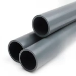 أنابيب بلاستيك UPVC كلاس 7 مقاس 3/4 إنش سماكة 4.5 ملم لون رمادي غامق