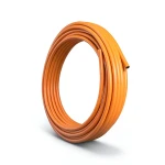 Almona HDPE Plastic Coil Pipe PN 10 Bar PE 100 Outer Diameter 25 mm Thickness 3 mm Orange