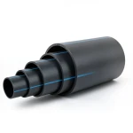 HDPE Pipe Nominal Pressure 15.6 Bar PE 100 OD 450 mm SDR 9 Black