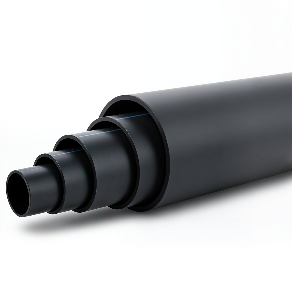 HDPE Pipe PN 15.6 Bar PE 100 OD 500 mm SDR 9 Black