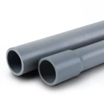 UPVC Pipes Nominal Pressure 6 Bar Outer Diameter 400 mm Thickness 11.70 mm Gray