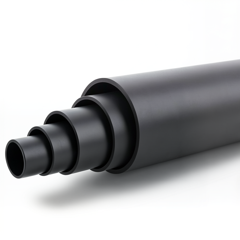 HDPE Polyethylene Pipe PN 12.5 Bar PE 100 OD 630 mm SDR 11 Black