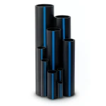 Sappco HDPE Pipe PE 100 Size 400 mm Thickness 19.1 mm Black | SAPPCO