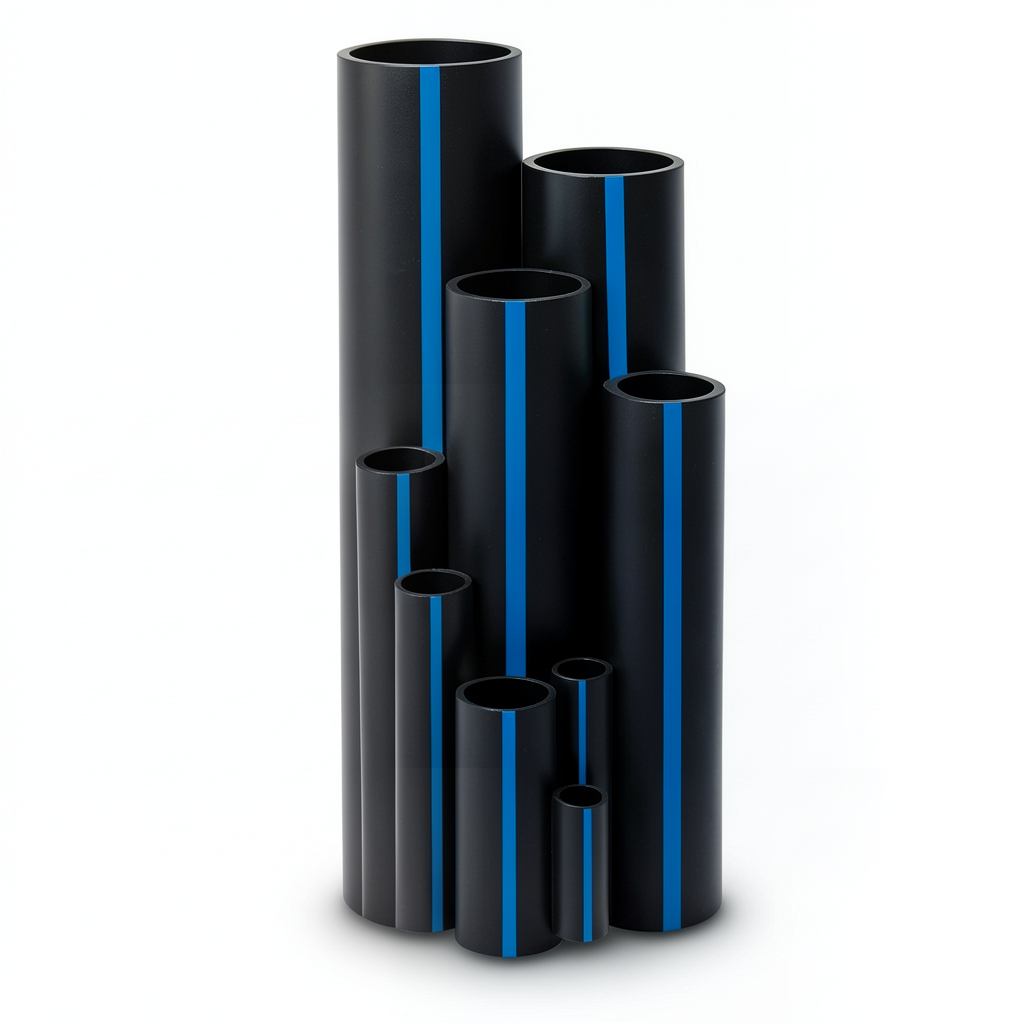 Sappco HDPE Pipe PE 100 Size 400 mm Thickness 19.1 mm Black | SAPPCO